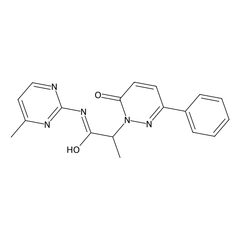 N-(4-methylpyrimidin-2-yl)-2-(6-oxo-3-phenylpyrida...