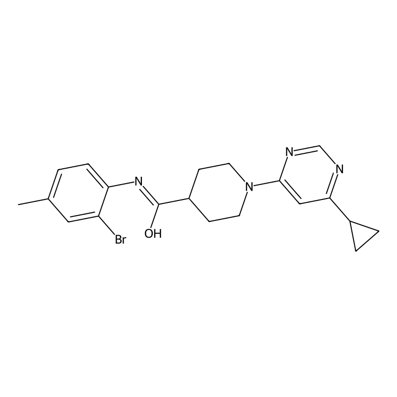 N-(2-bromo-4-methylphenyl)-1-(6-cyclopropylpyrimid...