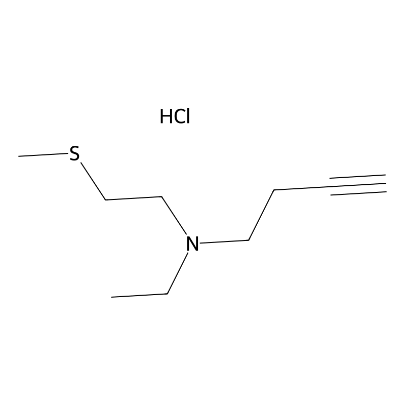 N-Ethyl-N-(2-methylsulfanylethyl)but-3-yn-1-amine;...