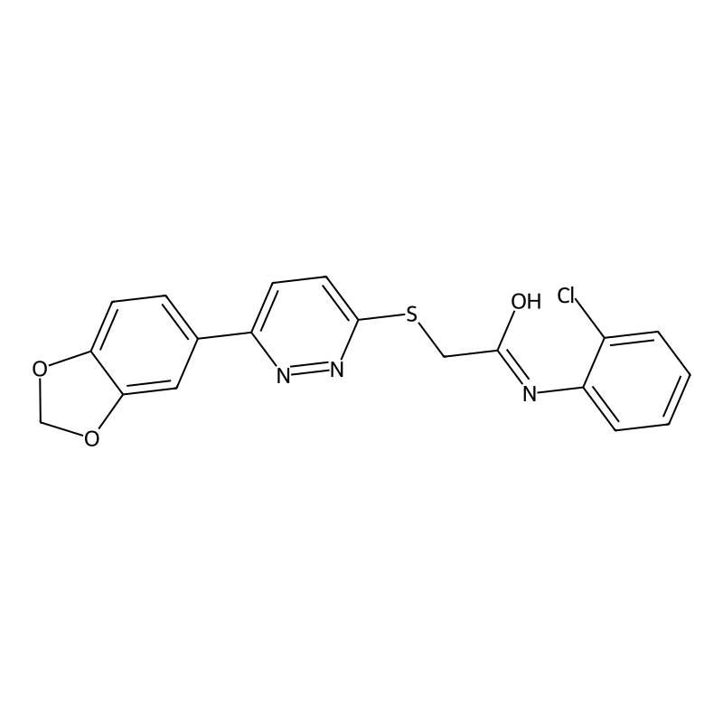 2-[6-(1,3-benzodioxol-5-yl)pyridazin-3-yl]sulfanyl...