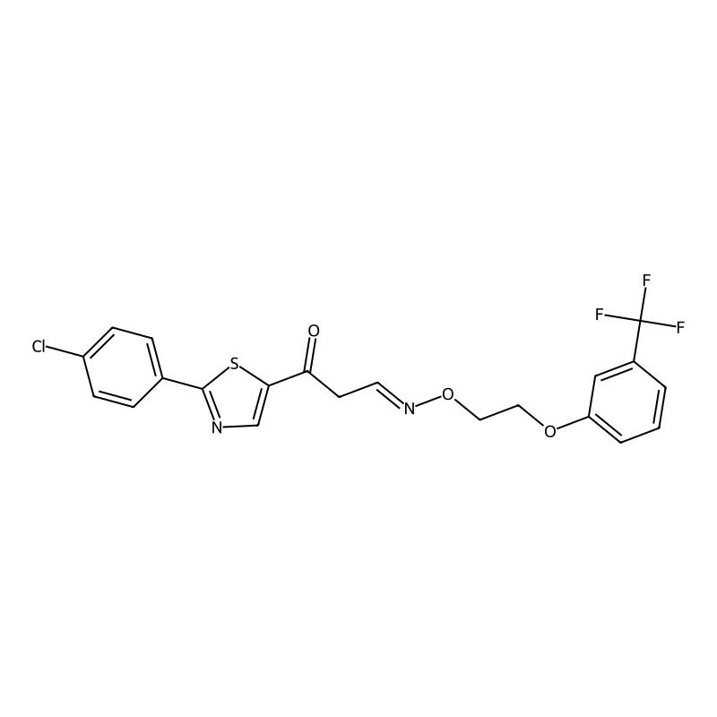 (3E)-1-[2-(4-chlorophenyl)-1,3-thiazol-5-yl]-3-({2...
