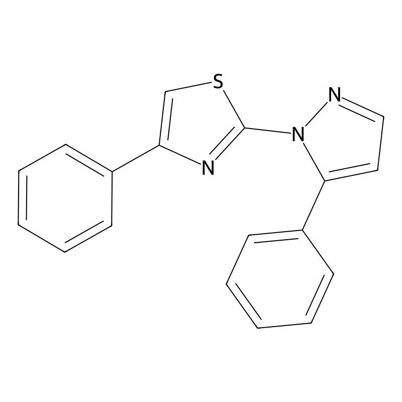 4-phenyl-2-(5-phenyl-1H-pyrazol-1-yl)-1,3-thiazole