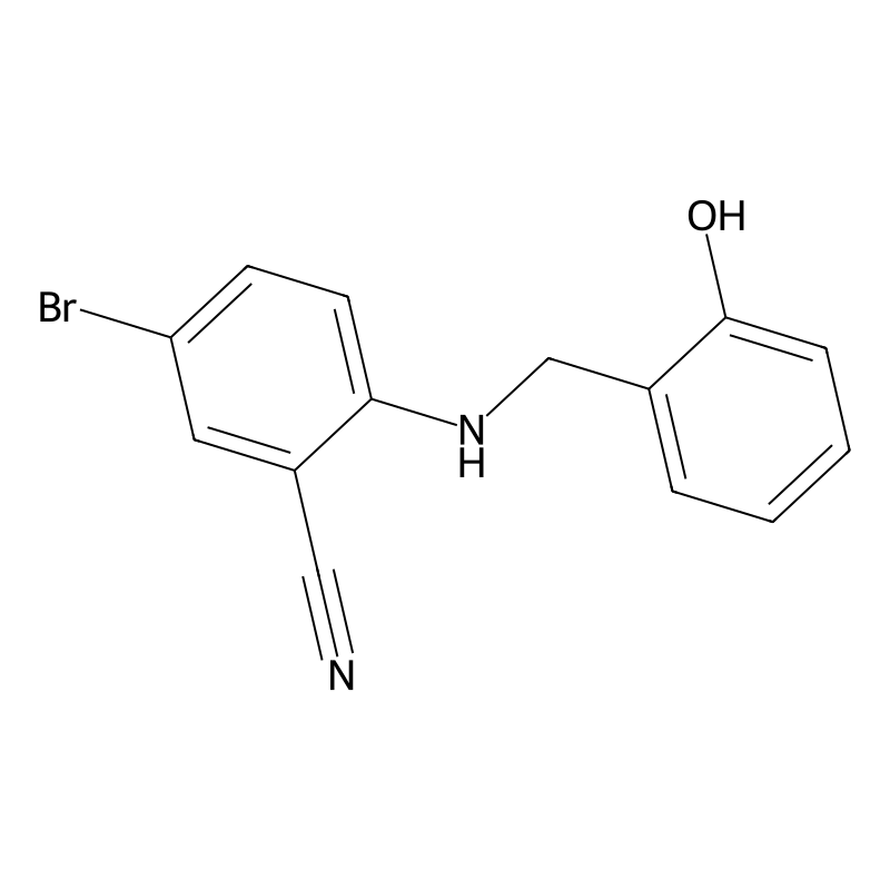 5-Bromo-2-((2-hydroxybenzyl)amino)benzenecarbonitr...