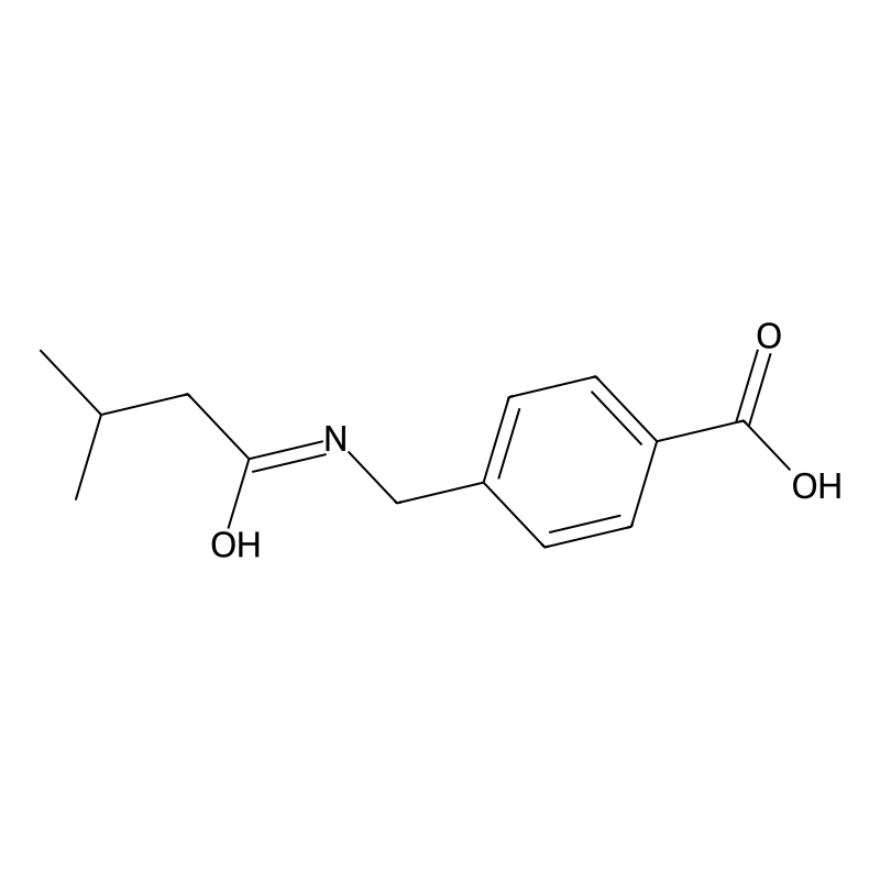 4-[(3-Methylbutanamido)methyl]benzoic acid