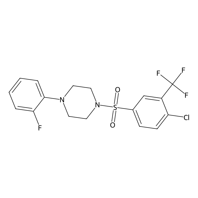 1-[4-CHLORO-3-(TRIFLUOROMETHYL)BENZENESULFONYL]-4-...