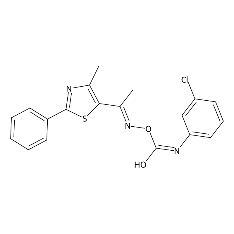 5-({[(3-Chloroanilino)carbonyl]oxy}ethanimidoyl)-4...