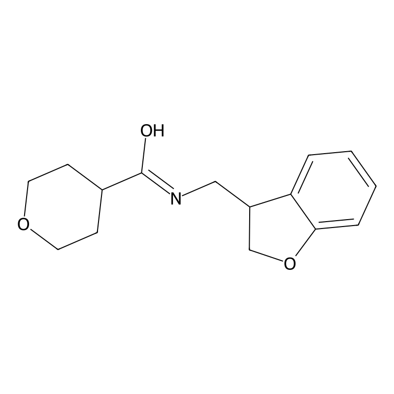 N-[(2,3-dihydro-1-benzofuran-3-yl)methyl]oxane-4-c...