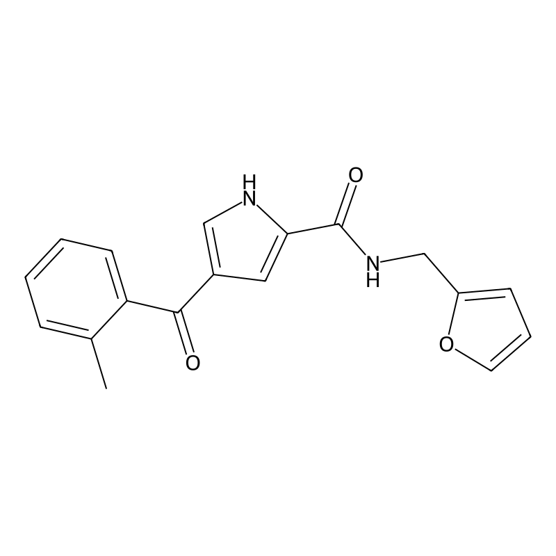 N-[(furan-2-yl)methyl]-4-(2-methylbenzoyl)-1H-pyrr...