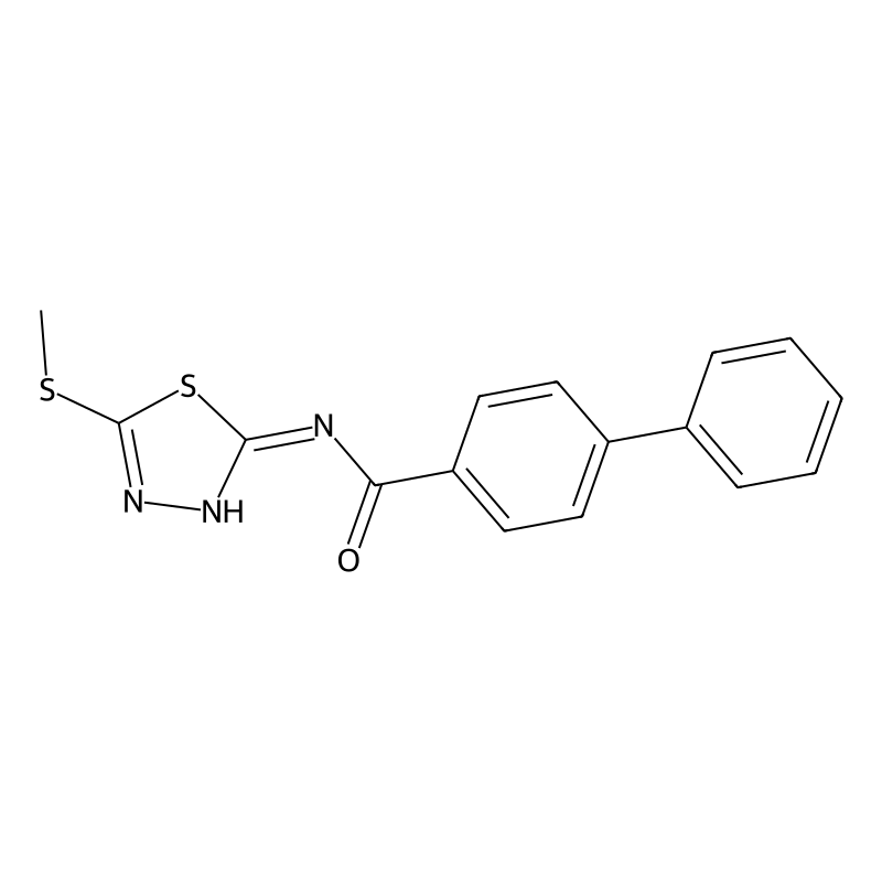 N-(5-(methylthio)-1,3,4-thiadiazol-2-yl)-[1,1'-bip...