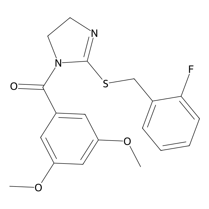1-(3,5-dimethoxybenzoyl)-2-{[(2-fluorophenyl)methy...