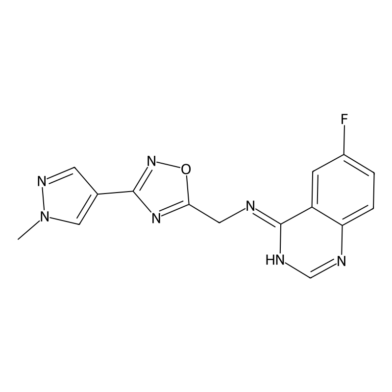 6-fluoro-N-((3-(1-methyl-1H-pyrazol-4-yl)-1,2,4-ox...