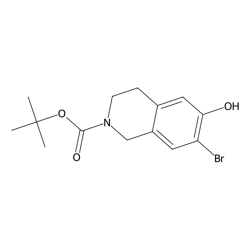 Tert-butyl 7-bromo-6-hydroxy-3,4-dihydro-1H-isoqui...