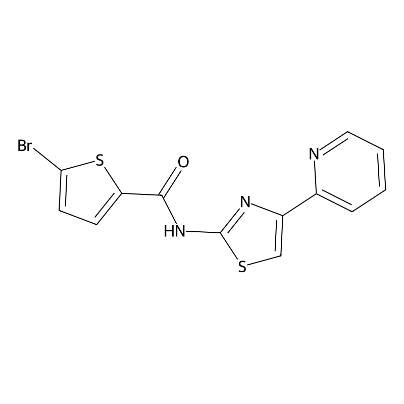 5-bromo-N-(4-pyridin-2-yl-1,3-thiazol-2-yl)thiophe...