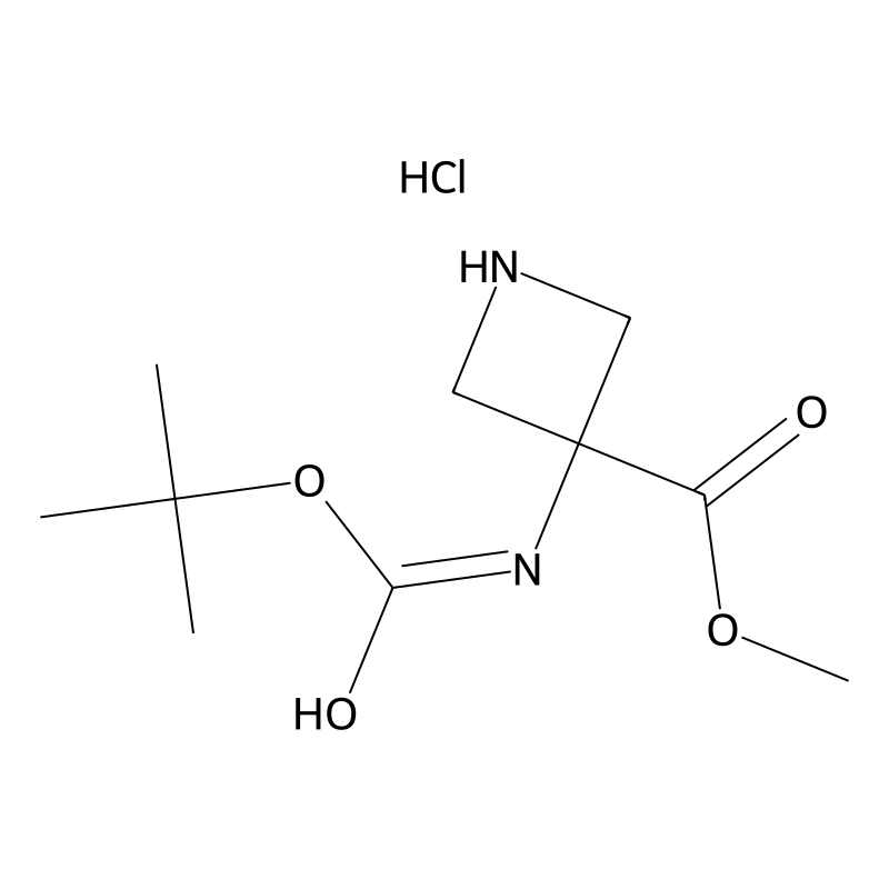 Methyl 3-{[(tert-butoxy)carbonyl]amino}azetidine-3...
