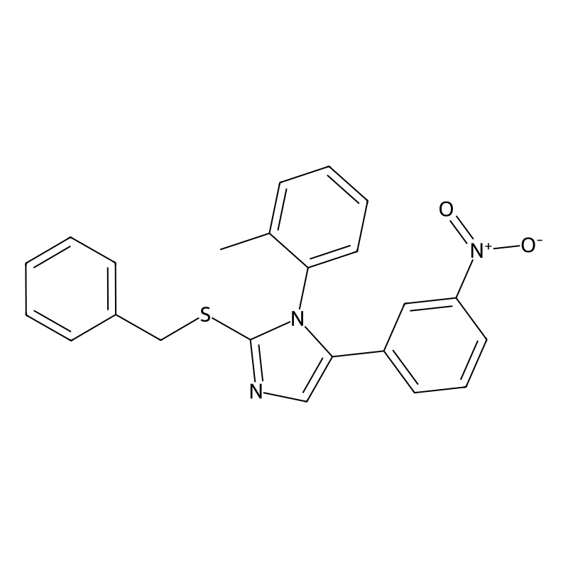 2-(benzylthio)-5-(3-nitrophenyl)-1-(o-tolyl)-1H-im...