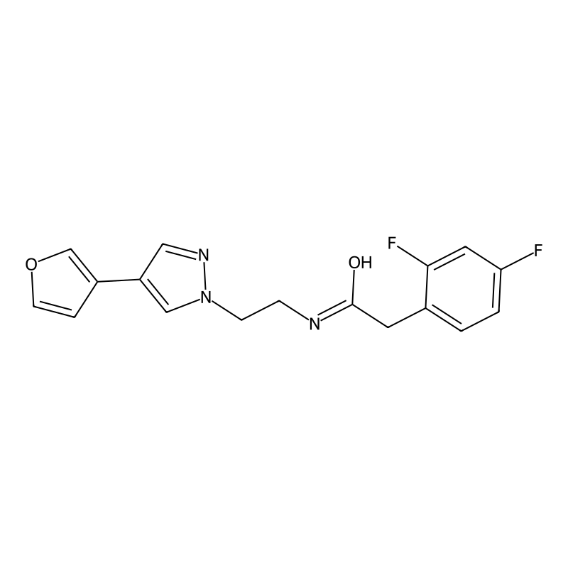 2-(2,4-difluorophenyl)-N-(2-(4-(furan-3-yl)-1H-pyr...