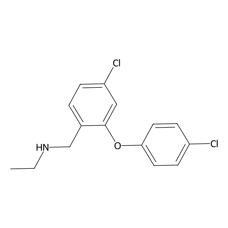 {[4-Chloro-2-(4-chlorophenoxy)phenyl]methyl}(ethyl...