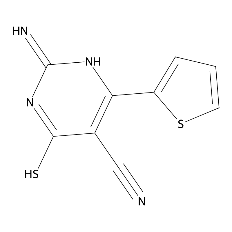 2-Amino-4-sulfanyl-6-(2-thienyl)-5-pyrimidinecarbo...