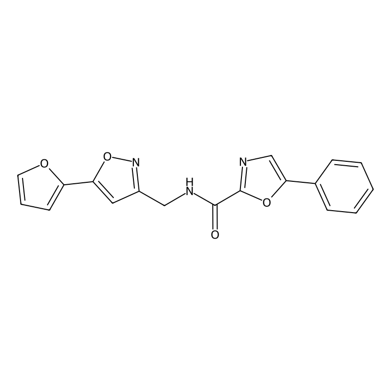 N-((5-(furan-2-yl)isoxazol-3-yl)methyl)-5-phenylox...