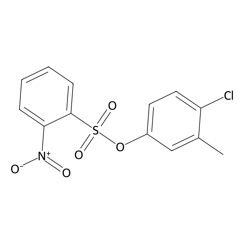 4-Chloro-3-methylphenyl 2-nitrobenzene-1-sulfonate