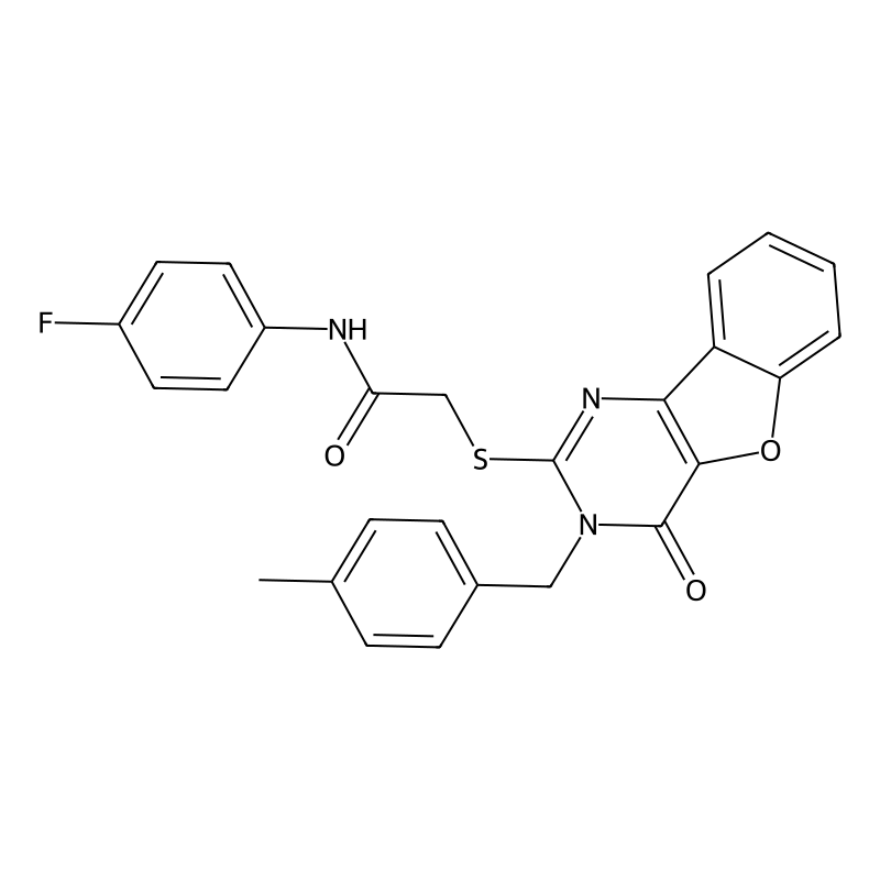 N-(4-fluorophenyl)-2-[[3-[(4-methylphenyl)methyl]-...
