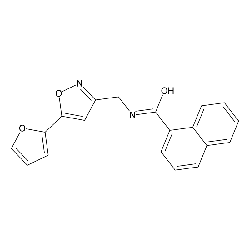 N-((5-(furan-2-yl)isoxazol-3-yl)methyl)-1-naphtham...