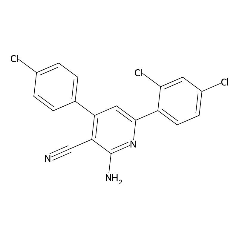 2-Amino-4-(4-chlorophenyl)-6-(2,4-dichlorophenyl)n...