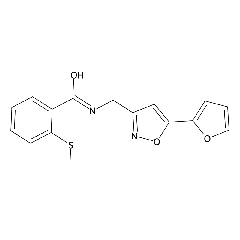 N-((5-(furan-2-yl)isoxazol-3-yl)methyl)-2-(methylt...