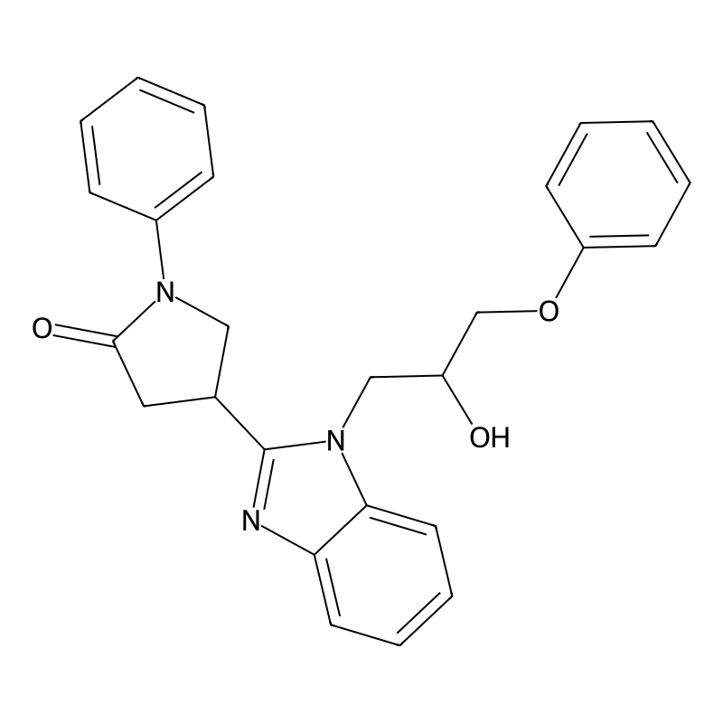4-[1-(2-Hydroxy-3-phenoxypropyl)benzimidazol-2-yl]...