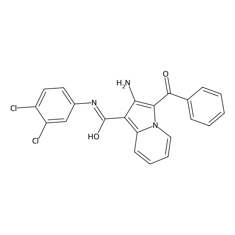 2-amino-3-benzoyl-N-(3,4-dichlorophenyl)indolizine...