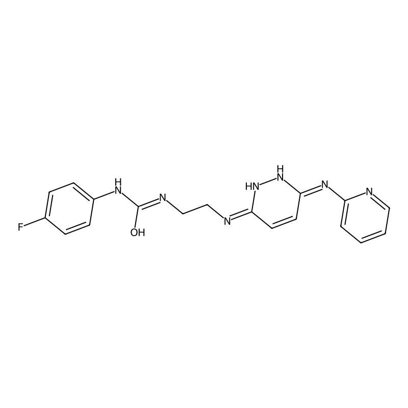 1-(4-Fluorophenyl)-3-(2-((6-(pyridin-2-ylamino)pyr...