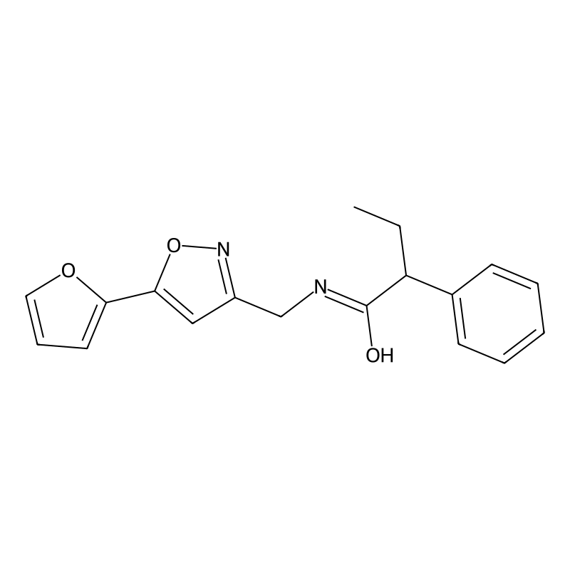 N-((5-(furan-2-yl)isoxazol-3-yl)methyl)-2-phenylbu...