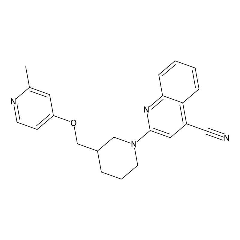2-[3-[(2-Methylpyridin-4-yl)oxymethyl]piperidin-1-...