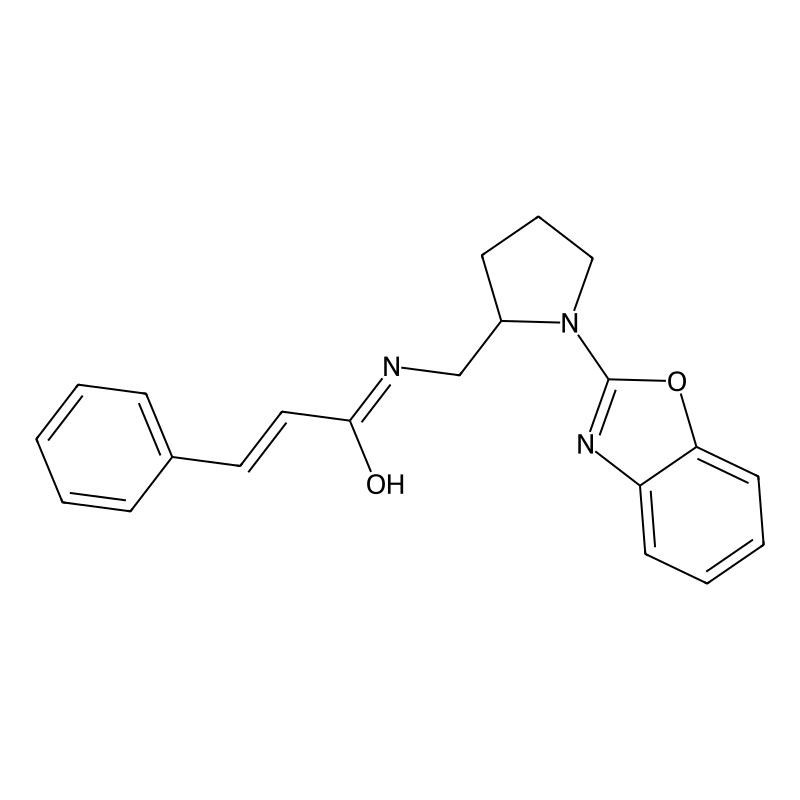 Buy N-((1-(benzo[d]oxazol-2-yl)pyrrolidin-2-yl)methyl)cinnamamide ...