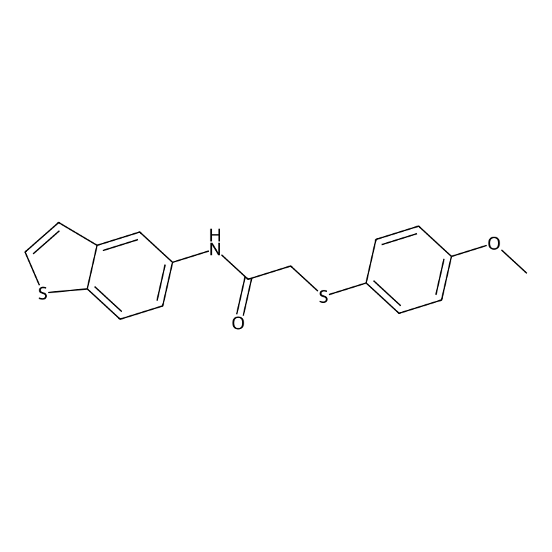 N-(benzo[b]thiophen-5-yl)-2-((4-methoxyphenyl)thio...