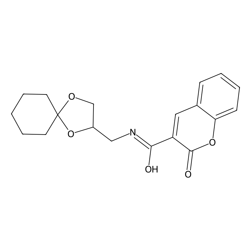 N-({1,4-dioxaspiro[4.5]decan-2-yl}methyl)-2-oxo-2H...