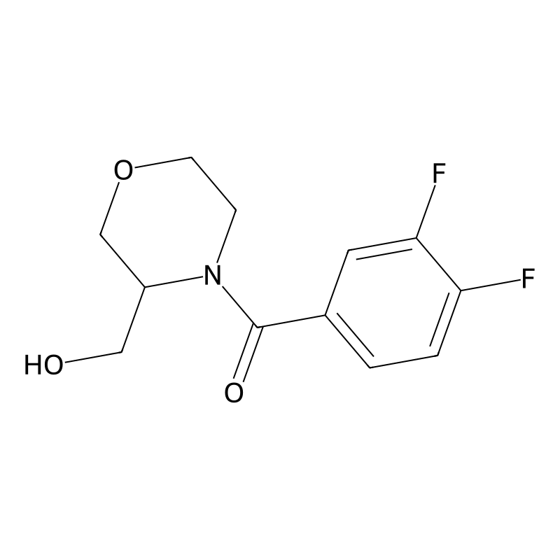 (3,4-Difluorophenyl)(3-(hydroxymethyl)morpholino)m...