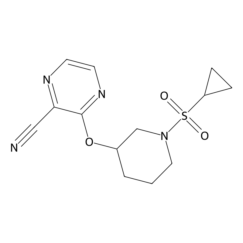 3-((1-(Cyclopropylsulfonyl)piperidin-3-yl)oxy)pyra...