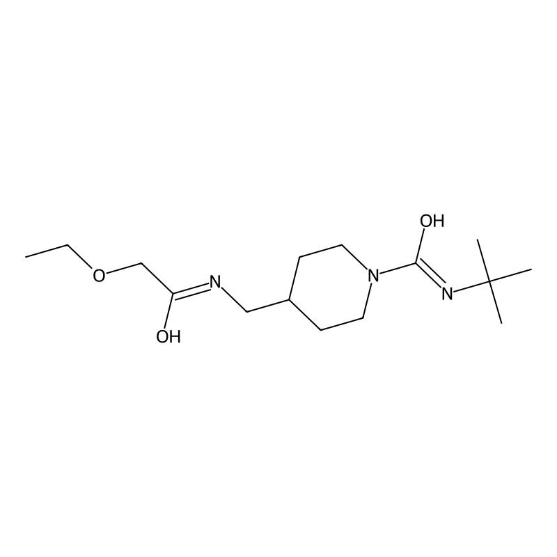 N-(tert-butyl)-4-((2-ethoxyacetamido)methyl)piperi...