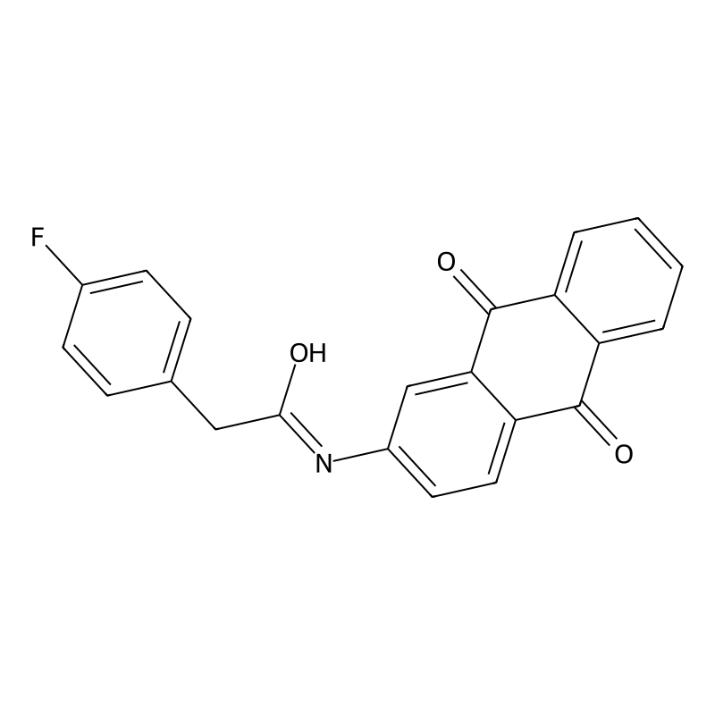 N-(9,10-dioxo-9,10-dihydroanthracen-2-yl)-2-(4-flu...