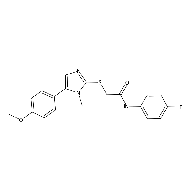 N-(4-fluorophenyl)-2-((5-(4-methoxyphenyl)-1-methy...