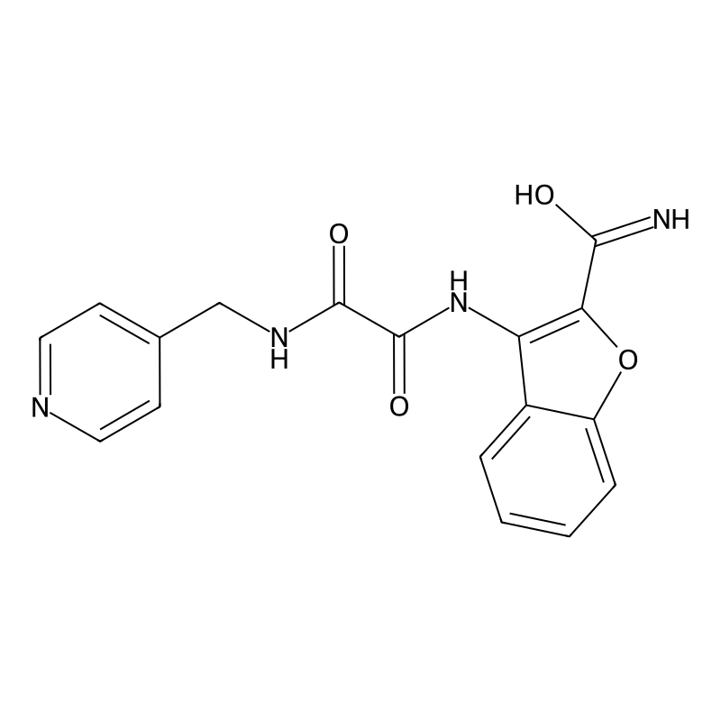 N1-(2-carbamoylbenzofuran-3-yl)-N2-(pyridin-4-ylme...