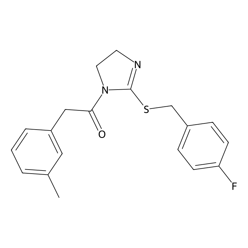 1-(2-((4-fluorobenzyl)thio)-4,5-dihydro-1H-imidazo...