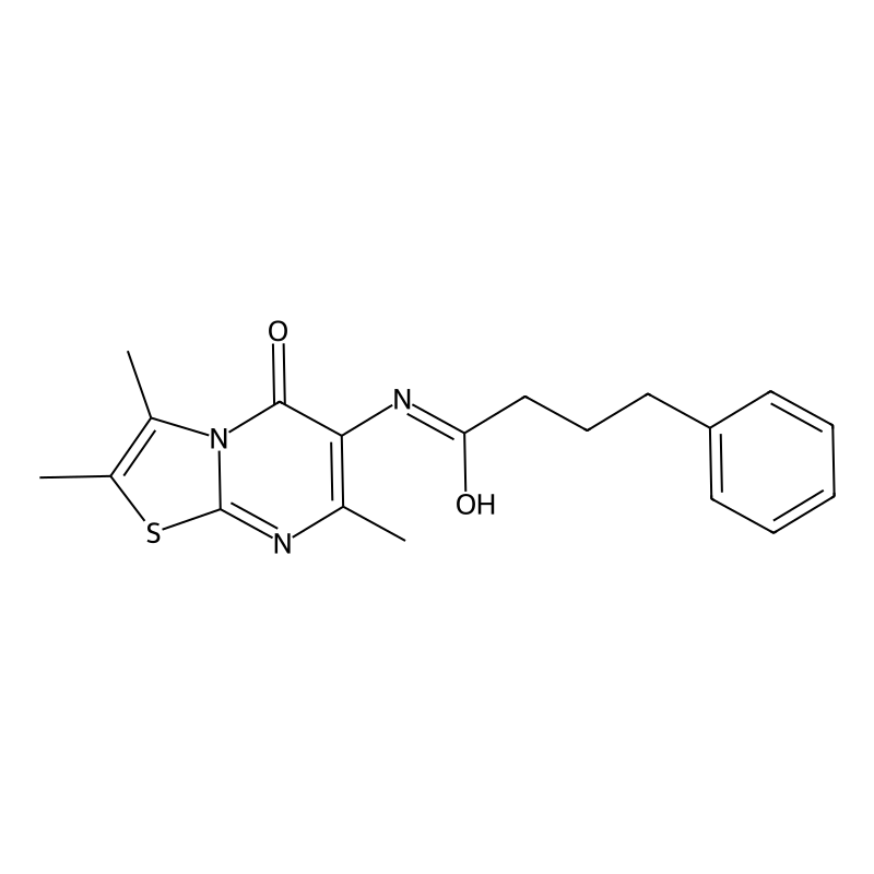 buy-4-phenyl-n-2-3-7-trimethyl-5-oxo-5h-thiazolo-3-2-a-pyrimidin-6-yl
