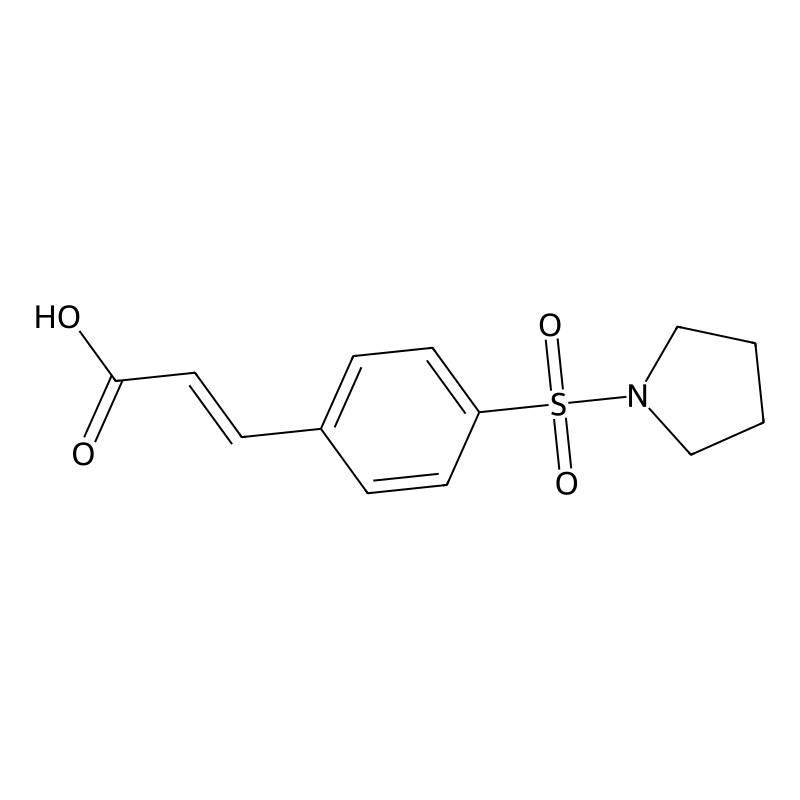 (2E)-3-[4-(pyrrolidin-1-ylsulfonyl)phenyl]acrylic ...