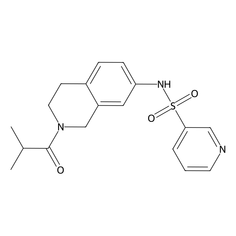 N-(2-isobutyryl-1,2,3,4-tetrahydroisoquinolin-7-yl...