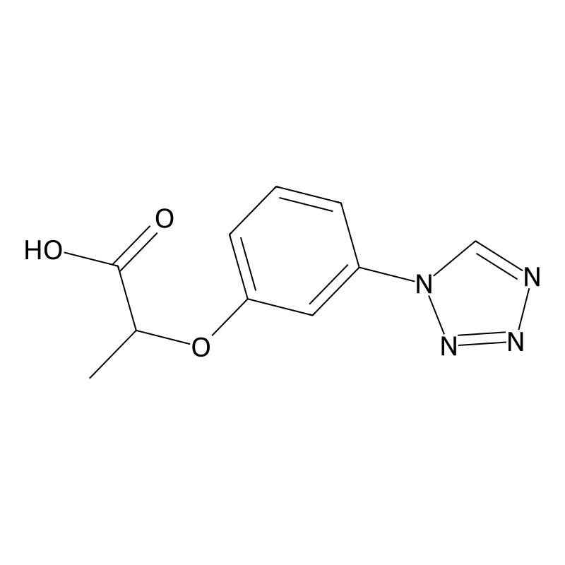 2-[3-(1H-tetrazol-1-yl)phenoxy]propanoic acid