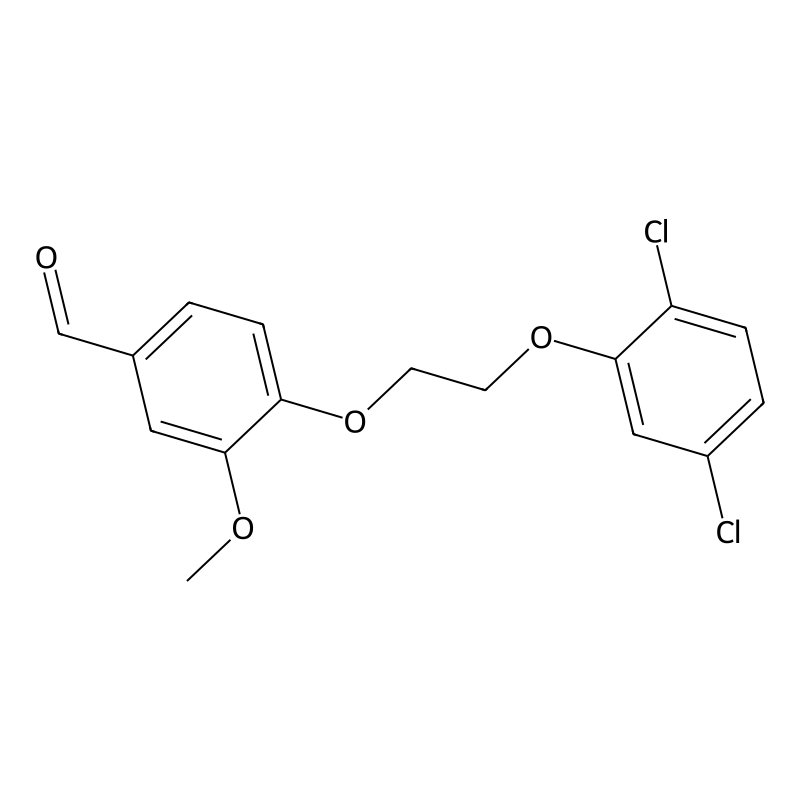Buy 4-[2-(2,5-Dichlorophenoxy)ethoxy]-3-methoxybenzaldehyde | 428476-51-1