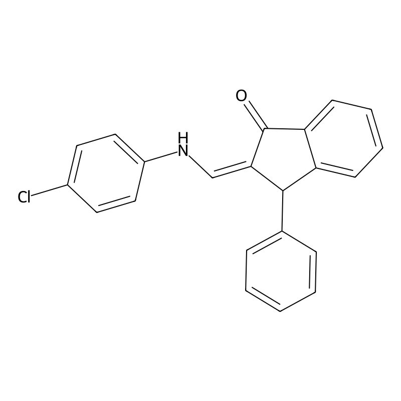 2-[(4-Chloroanilino)methylene]-3-phenyl-1-indanone