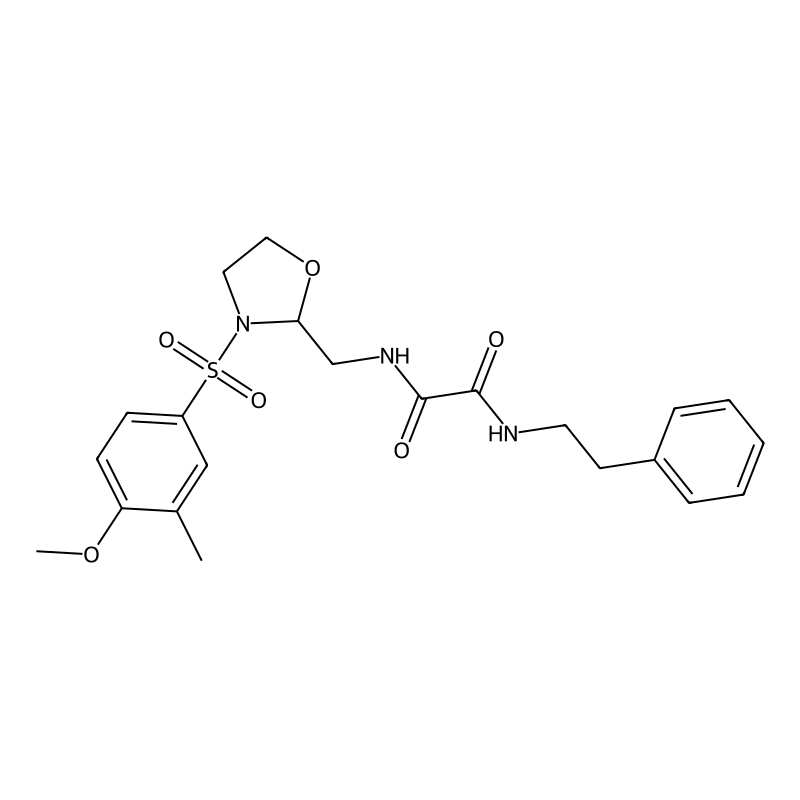 Buy N1 3 4 methoxy 3 methylphenyl sulfonyl oxazolidin 2 yl methyl buy-n1-3-4-methoxy-3-methylphenyl-sulfonyl-oxazolidin-2-yl-methyl